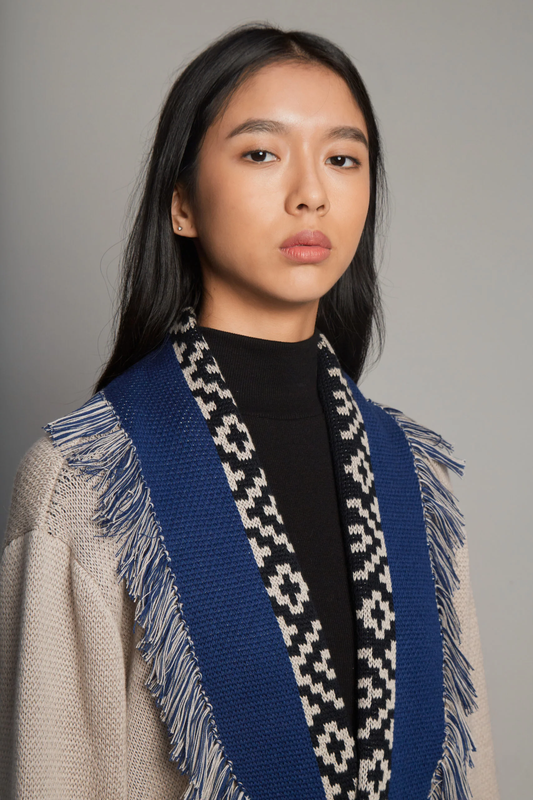 Andén Taupe Belt Cardigan - Image 6
