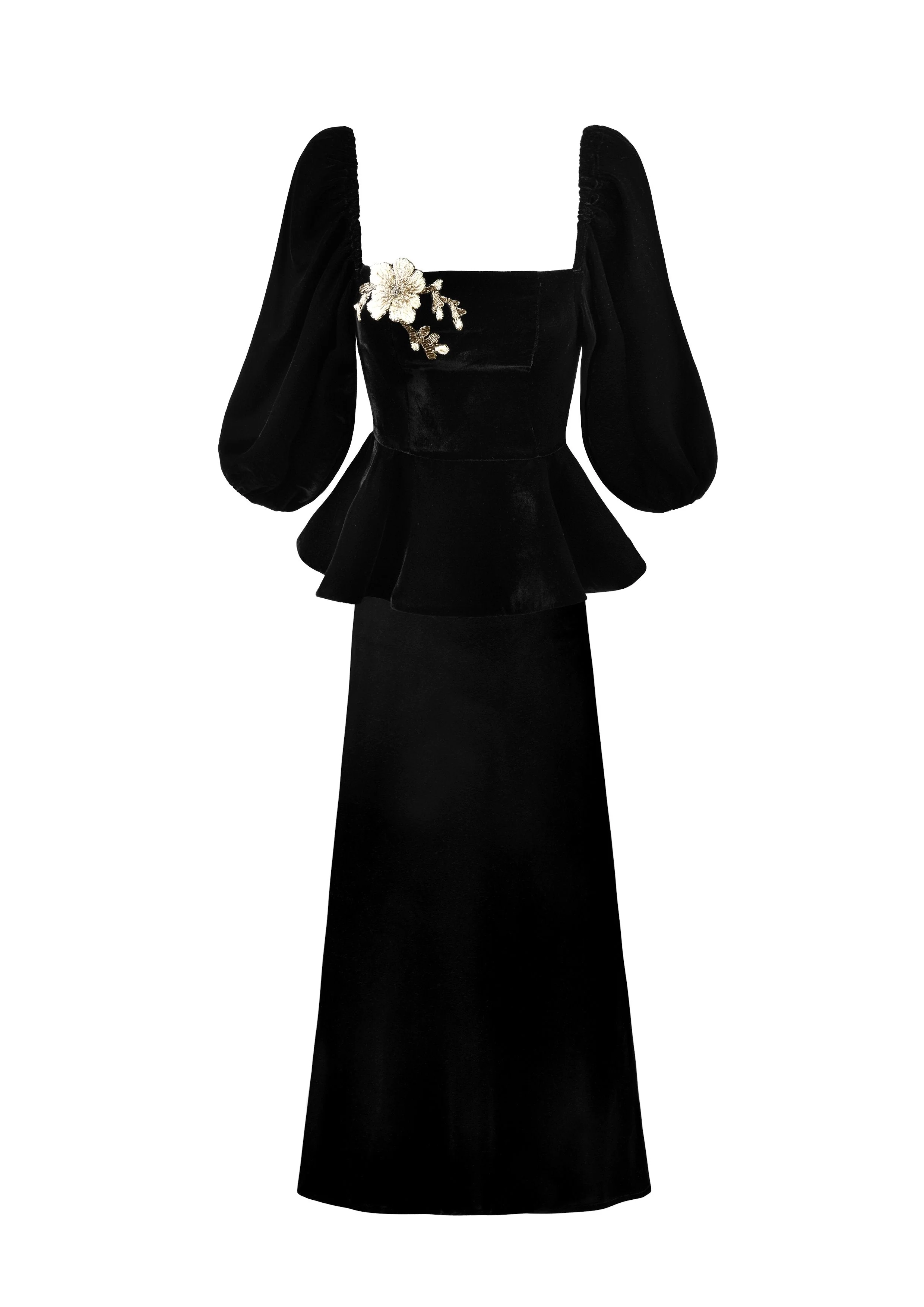 Celeste Midi Skirt - Black - Image 6