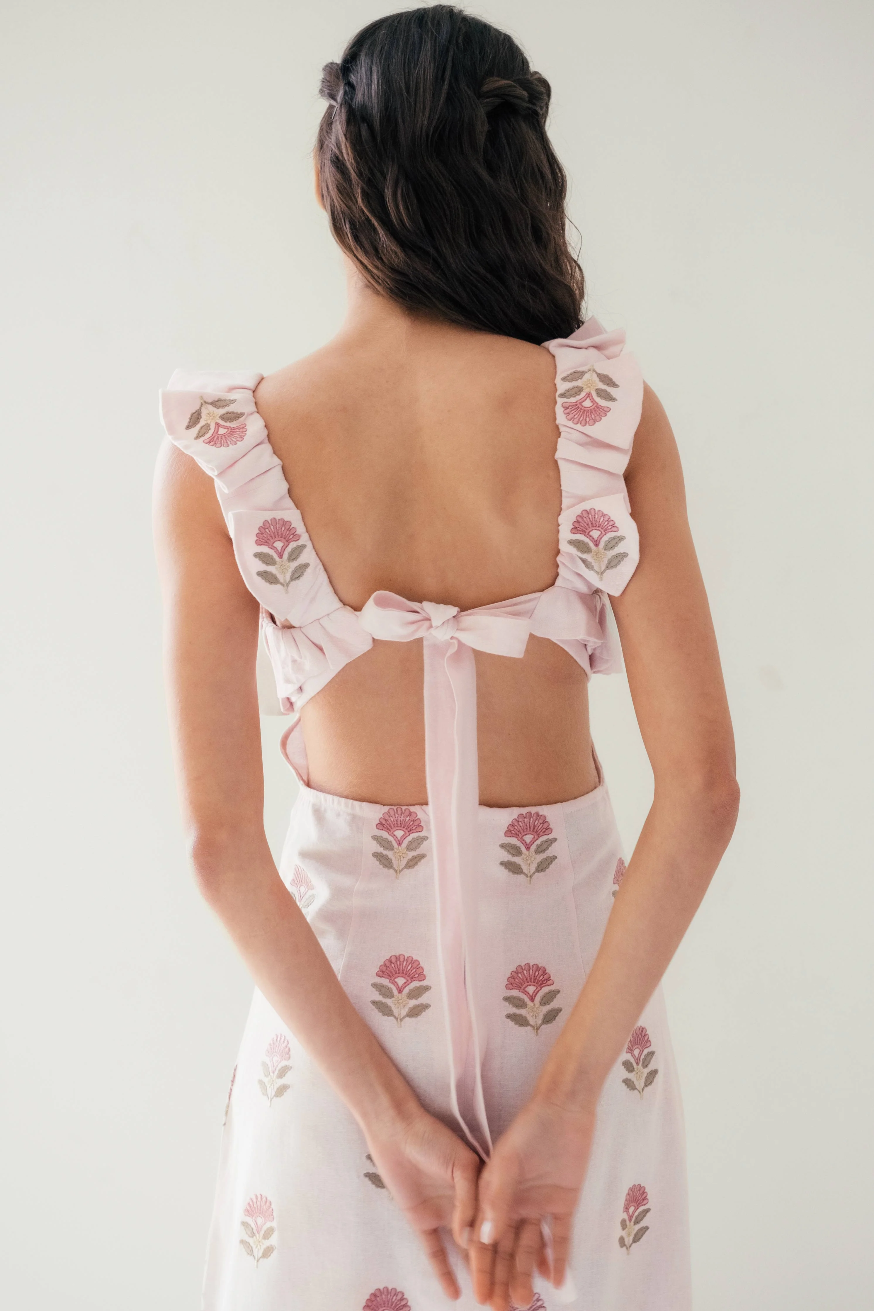 Malika Dress - Pink & Pink - Image 4