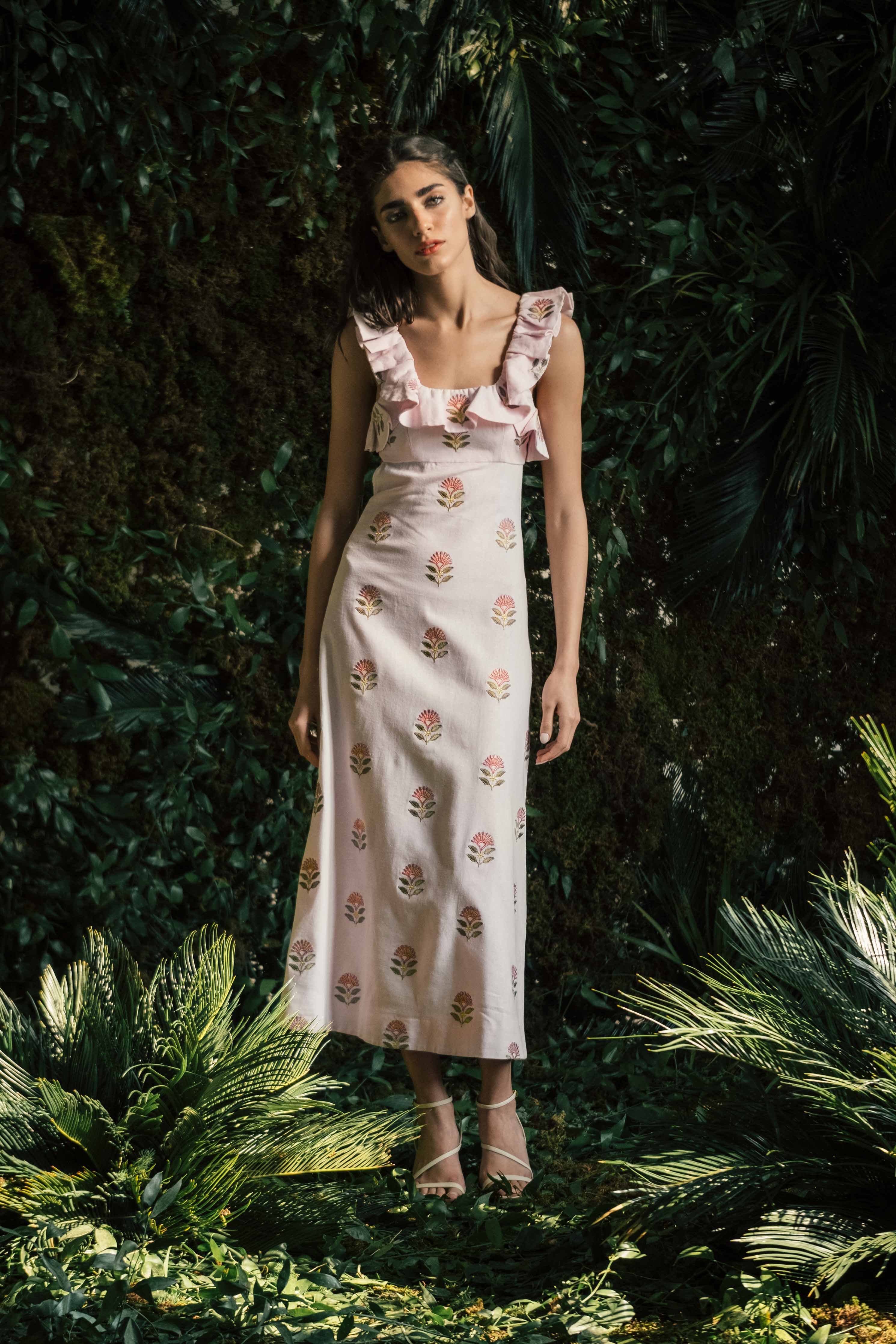 Malika Dress - Pink & Pink - Image 5