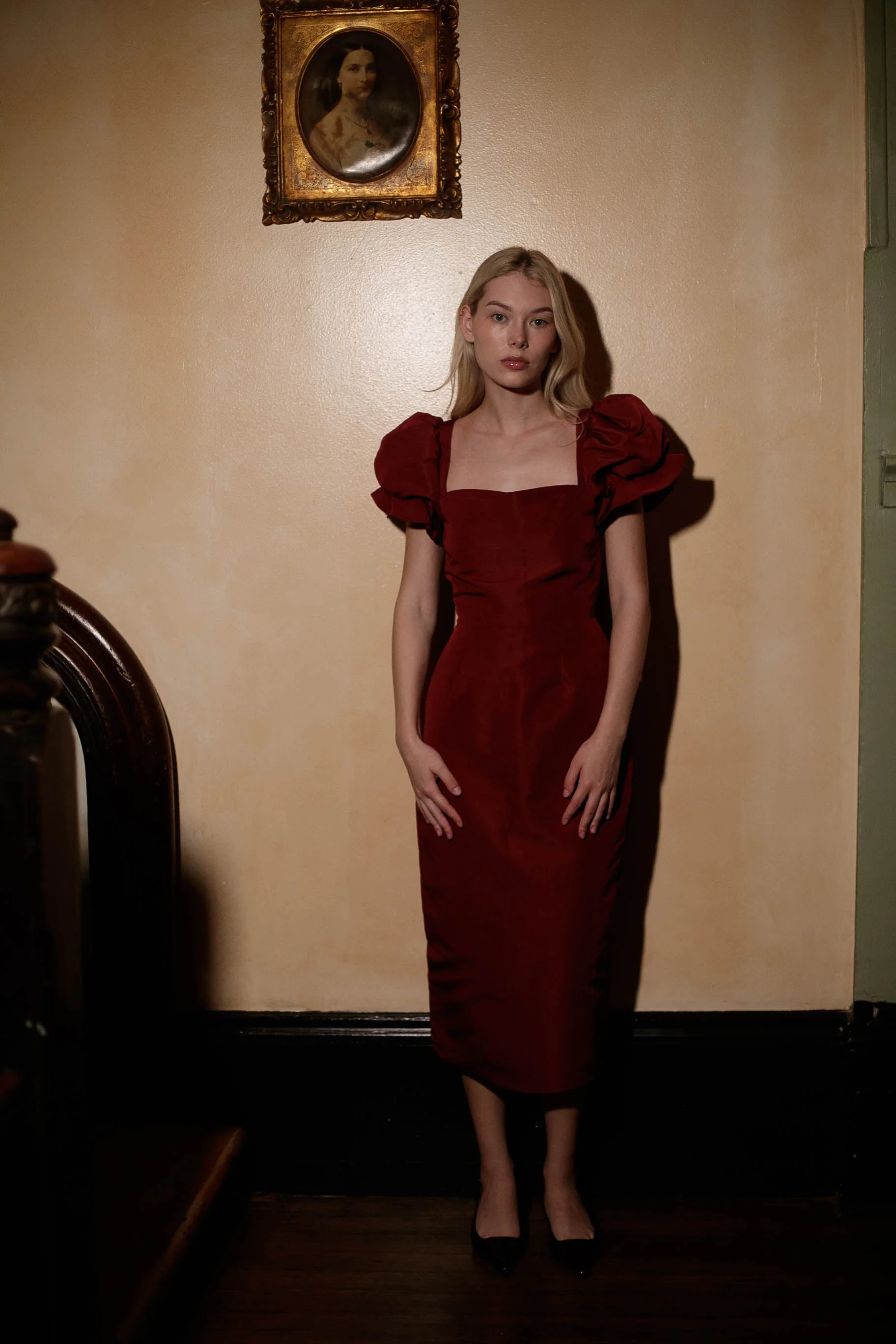 Rose Dress Merlot - Image 9