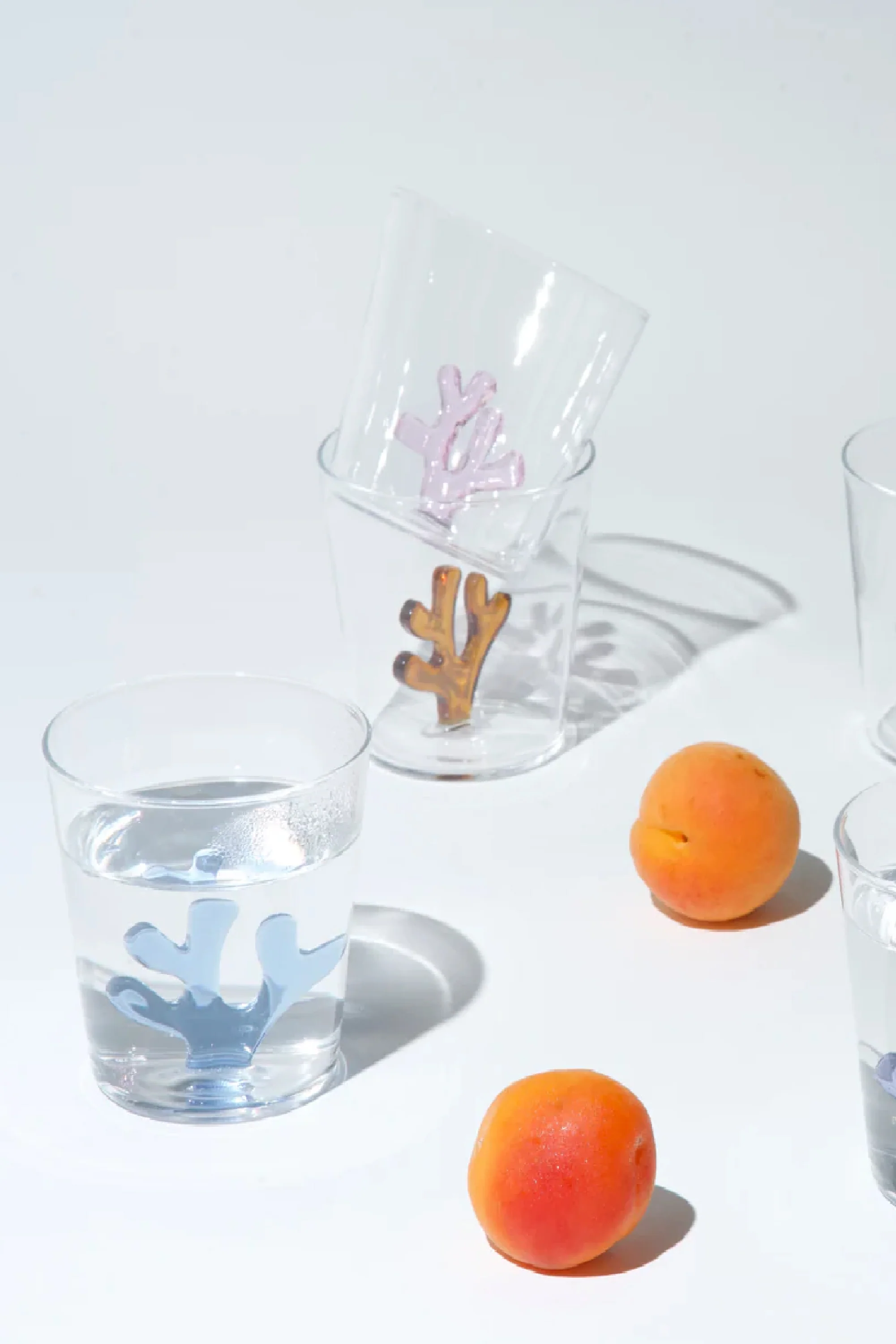 Whimsical Tumbler Glasses - Amber - Image 3